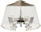 LIFEZEAL Moskitonetz für 250-300cm breit Sonnenschirm/Gartenschirm, Mobiles Moskitozelt mit 2 Türen, Fliegengitter Pavillon, Insektenschutz Pavillon Outdoor mit Reißverschluss (Beige)