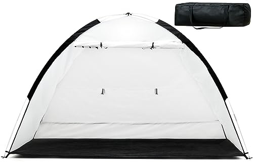 PLANTIONAL Tienda de campaña de Pintura portátil, Refugio de pulverización con Suelo Impermeable, Rejilla de Malla y ventilación Trasera, Bricolaje de 7 x 4 x 4 pies