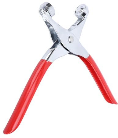 Ausla Pince à œillets 12 Mm, 320 œillets avec Rondelles, Pince à œillets, Pince Interchangeable, Presse à œillets pour Travaux Manuels, Cuir, Tissu