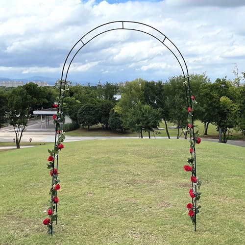 Arco De Rosas para Bodas, Cenador De Jardín, Arcos Romántic para Interiores Y Exteriores, con Diversas Plantas Trepadoras, Ideal para Decoración De Bodas(Green)
