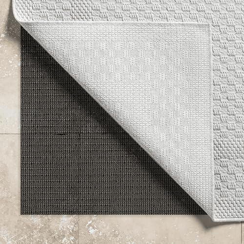 Mattunderlägg Halkfri 105 x 185 cm Skärbar Halkunderlägg Universellt för Mattor Parkett Sängmatta Kök Bil Dyna Tvättbara Hyllor, Svart