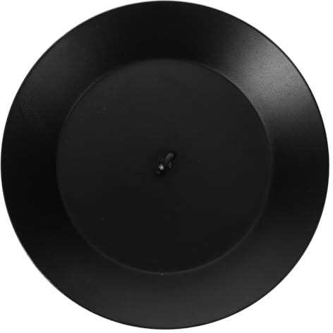 ifundom Bassin De Récupération d'eau De Pluie Bassin Décoratif Vasque Rond Noir