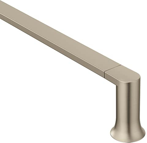 Moen BH3818BN Genta LX Modern 18-Inch Towel Bar, Brushed Nickel, 18 Inch