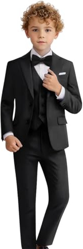 Boys Suits,Children's Formal Suits for Toddler Boy Silm Fit Suit Black Size 10