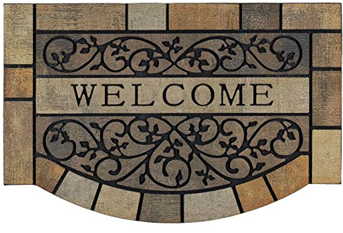 CHICHIC Front Door Mat 24x36 Outdoors Mat Heavy Duty Welcome Mat, Vine