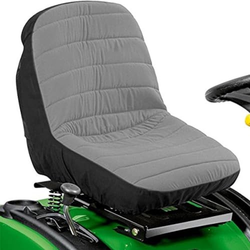 Funda de asiento para cortacésped, cojín de asiento de tractor cortacésped, funda universal para asiento de polvo para cortacésped, accesorios de cortacésped para carretillas elevadoras, tractores