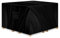 Gracious Gardens Square Garden Furniture Covers Waterproof 200x200x90cm, Oxford Fabric Outdoor Table, Patio & Rattan Garden Furniture Covers, PVC Lined, Air Vents and UV Safe