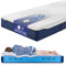 Coolux Sleep Matratze 140x200 H3 Schaumstoffmatratze 7-Zonen Orthopädische Matratze Öko-Tex Zertifiziert 25cm Ergonomische Rollmatratze aus Memory Schaum Mit Bezug, Abnehmbar & Waschbar