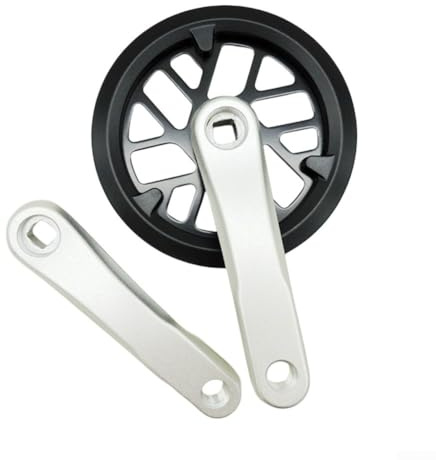Bielas ligeras de aleación de aluminio para bicicletas plegables para niños, 32 dientes, se adapta a bielas de 127 mm (32 x 127 mm)