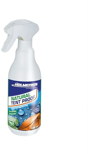 Holmenkol Natural Tent Proof 500ml - Biologisch abbaubares Imprägnierspray für Zelt & Outdoor-Textilien, Wasser- und schmutzabweisende Wirkung, Ideal für Planen, Markisen, Sonnensegel und Rucksäcke