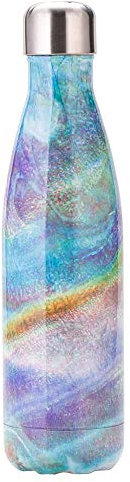 Uteruik Vacuum Flask Bottle Sports Chilly Water Bottle Marble lines - 24 Hours Cold & 12 Hot - BPA Free, 500ml, 1pcs