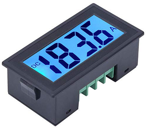 YB5135DB - Tester di tensione digitale mini voltmetro DC Retroilluminazione blu nero pannello LED Precisione Volt Monitor Tester AC100-240V(DC 0-500V)