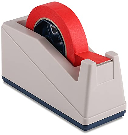 Lichamp Desktop Tape Dispenser Holder with Large 3 inch Core for Masking/Heat Transfer Sublimation/Painters and Freezer/Kitchen Tape,0128GY