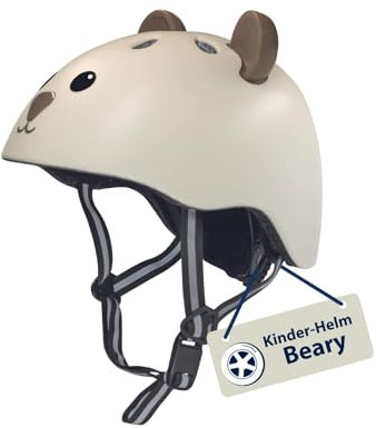 HUDORA Kinderhelm mit süßem Tier-Motiv - Bequemer Kleinkind-Helm in XXS/XS - Sicherer Fahrradhelm - Hochwertiger Kinder-Helm für Mädchen & Jungen - Ideal für Laufrad / Scooter & Fahrrad