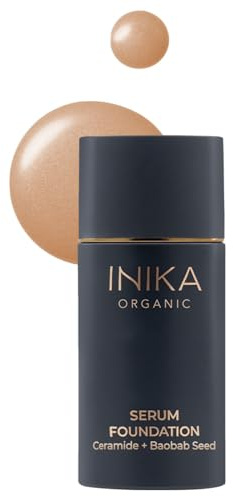 Organic Serum Foundation | Vegano, copertura edificabile, sensazione di seconda pelle senza peso, a prova di trasferimento con ingredienti per la cura della pelle in confezione sostenibile. Fearless