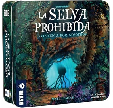 Devir - La Selva Prohibida, Juego de Mesa, Juego con Amigos, Juego Cooperativo, Juego de Mesa de Exploración (BGSELSP)
