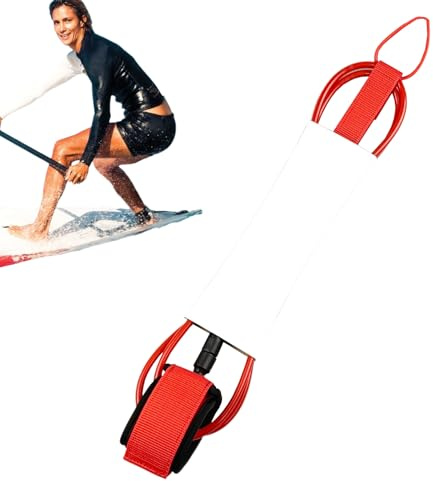 Genérico Surfbrädsremmar | Shortboard-rep, kortbräde Surf Leash | för bodyboarding tävling utomhus vattensporter män kvinnor barn