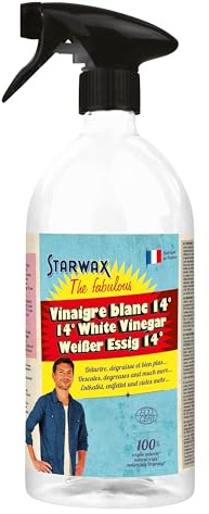 STARWAX THE FABULOUS - Vinagre Blanco 14° en Spray - Desincrusta - Desengrasa - Da Brillo - Multiusos - Fabricado en Francia - 1L