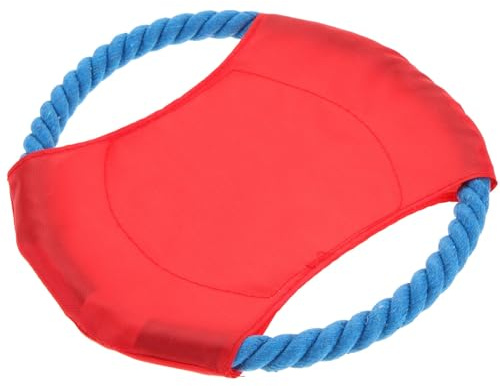 DIKACA Disque Volant pour Chiens Résistant aux Morsures D’Entraînement Souple en Plastique Léger pour Golden Retriever Samoyède Jeu Extérieur et Activité Couleur Aléatoire