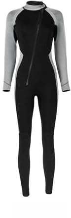 Muta Muta da sub in neoprene 3 mm for donna, costumi bagno for nuoto, snorkeling e immersioni subacquee Per le immersioni(Grey-Women,XS)