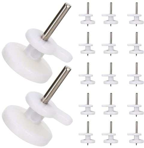 Alasum 100 Unidades Ganchos de Pared Invisibles de Plástico Abs para Colgar Cuadros y Marcos de Fotos, Protección de Pared sin Daños, Fáciles de Colocar Rincón del Hogar