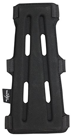 SAS 8 Armguard Archery Bow Range with 3-Strap Buckles (Black)