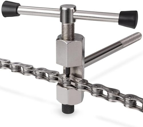 BIKEHAND Fahrrad Kettenbrecher Splitter Werkzeug, Fahrrad Kettenbolzen Entferner, Verbindungswerkzeug für 1 Gang bis 7, 8, 9, 10 und 11Gang-Ketten 2 in1 Schnellverbindungswerkzeug und Kettenbrecher