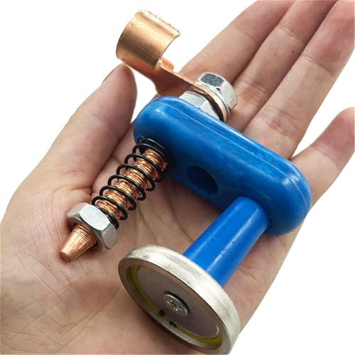 Masa Pinzas de Masa Soldadura Universal,Cabeza de Imán de Soldadura Abrazadera de Tierra Magnética,Accesorios de Soldadura para Máquina de Soldadura (500A) (talla1)