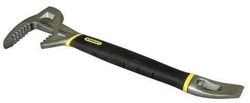 Barra - martillo de acero forjado, mango antideslizante, diseño ergonómico, cabezal de 450g, ideal para clavar y desclavar.