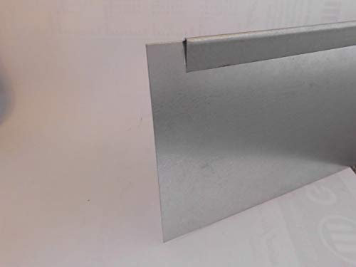 0816 Rasenkanten Metall Beeteinfassung Rasenkante verzinkt (Länge 25m-Höhe 18 cm)