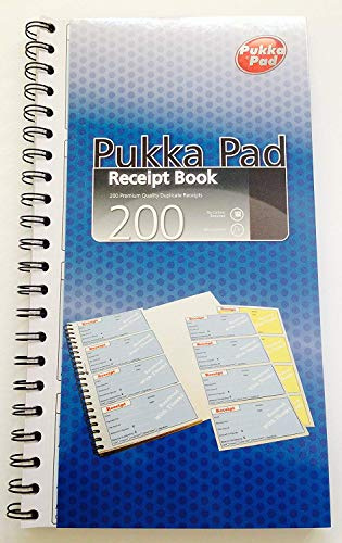 3 x 1x Pukka PAD WIROBOUND Duplicate Receipt Book