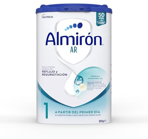 Almirón Advance AR1, Leche de Fórmula para Bebé Anti Regurgitación, desde Primer Día, 800g