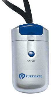 PureMate Portable Ionic Air Purifier & Negative Ion Generator, Personal Air Ioniser, Eliminates Virus, Pollutant, Smoke Dust, Allergens and Pollen, Ideal for travelling