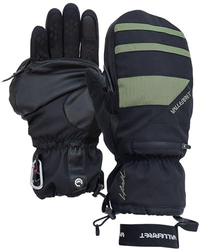 Vallerret SKADI LRS Zipper Mitt Photography Glove (Green, M)