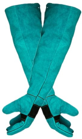 Gants de manipulation d'animaux – Gants de protection en cuir anti-morsure | Gants imperméables et résistants aux rayures à manches longues pour le dressage, le bain et l'alimentation des animaux de