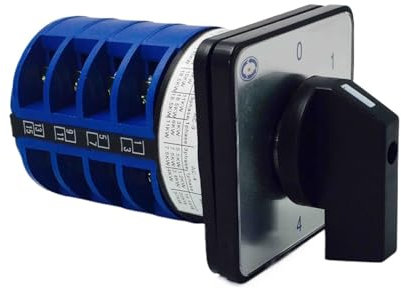 Interruptor de transferencia universal interruptor de cuatro velocidades giratorio 4 secciones contacto plateado YMW26-32/4