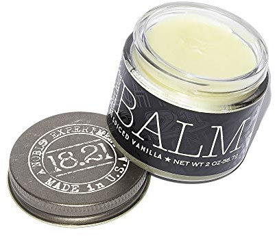 18.21 Man Made Beard Balm - Spiced Vanilla for Men 2 oz Balm Creame