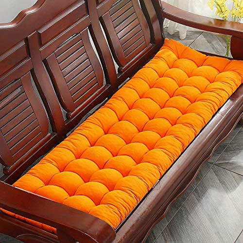 Homay Coussin épais rembourré pour banc de jardin, 2 ou 3 places avec lien antidérapant, coussin de remplacement pour chaise longue