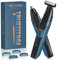 TRIMTITANS Body Hair Trimmer for Men, Mens Body Groomer with Beard & Nose Trimmer, Dual-Head, No Nick Shaver Electric Razor for Face, Pubic Hair, All-in-One Ultra-Sharp Blade