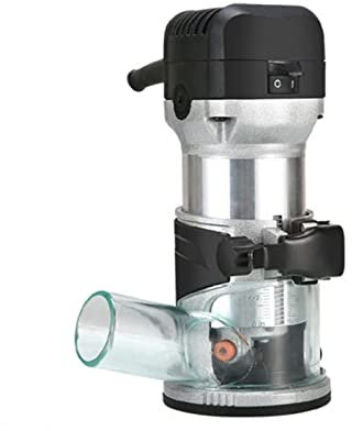 Rifilatore Fresatrice Verticale, Taglialegna elettrico Macchina for la lavorazione del legno 15 PC Fresa for legno for router di legno Fresatrice fai da te for la casa Mandrino da 6,35 o 8 mm per Legn