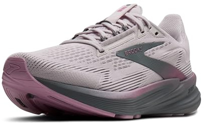 Brooks Women’s Revel 8 Neutral Running & Walking Shoe - Mauve/Ebony/Pink - 10.5 Medium