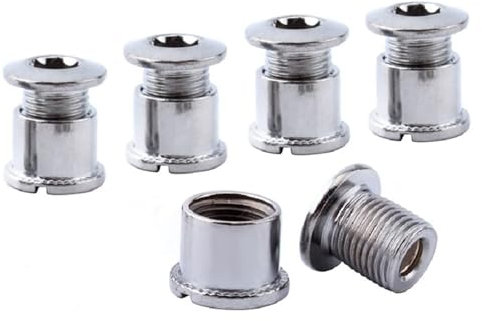 Vynetra Antiruggine Viti Corona Versatili Acciaio Corona Dado Biciclette Viti di Blocco Per Mountain Bike