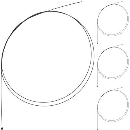 Hohopeti Cavo del Cambio Interno Bici 16 M Nero 4 Pezzi Cavo del Deragliatore per Mountain Bike e Bici da Strada Resistente all’umidità e Alte Temperature Componenti per Ciclismo