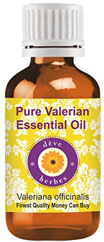 Deve Herbes Pure Valerian Essential Oil (Valeriana officinalis) Non-Sticky | Non-Greasy | Earthy & Calming Aroma | for Aromatherapy, Relaxation, Massage & Blends 2ml
