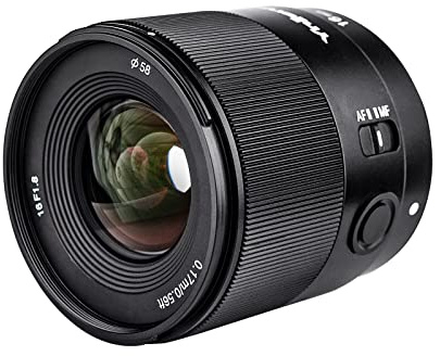 Yongnuo YN16MM F1.8S Lens for Sony E-Mount, 16mm Wide Angle Prime Lens, F1.8 Large Aperture APS-C Frame Auto Focus Lens
