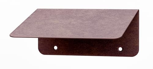 Alberts 355289 Casa para pájaros techo inclinado - Caja nido de acero en varios colores de moda - Nido para pájaros para colgar o colocar - 140 x 125 x 66 mm