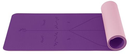 Good Nite Yogamatte Gymnastikmatte TPE 6mm Rutschfest Sportmatte Fitnessmatte Trainingsmatte Pilates Matte Hautfreundlich Phthalatfrei 183x61cm Yoga Pilates Homegym Workout