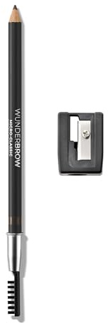 Micro-Classic Brow Pencil, 2.5mm tip for precision filling, Sharpener Included, Vegan and Cruelty Free (Brunette)