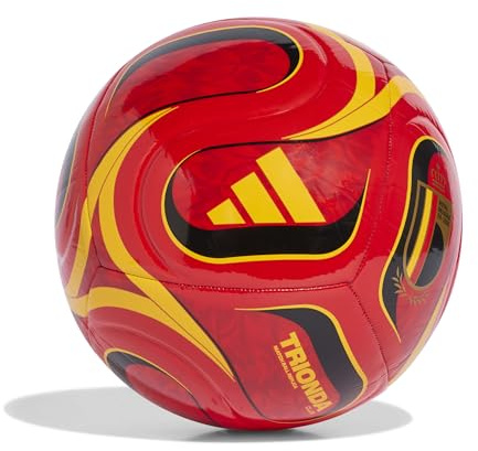 adidas Unisex-Adult Wc26 Club Home Belgium Football Federation, Red/Team Power Red/Black, 5