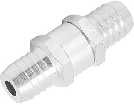 Generic Válvula de Retención Antirretorno de Línea de, Aleación de Aluminio, Universal para Gasolina, Aceite, Gasolina, Diésel, Agua (16mm)